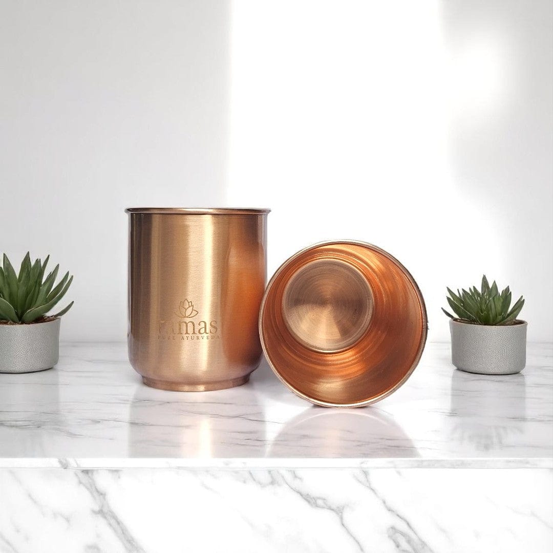 Pure Copper Bottle Glass Gift Set | Best Wedding & Housewarming Gift